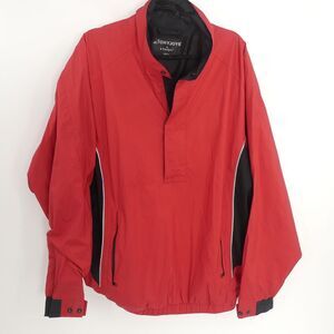 Dryjoys by FootJoy Long Sleeve Golf Windbreaker Rain Jacket Red Men's‎ XL